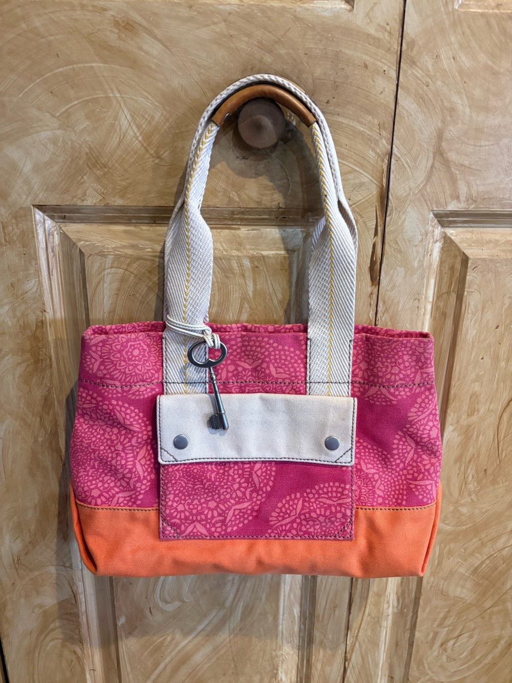 Fossil Large Multicolored Tote Bag